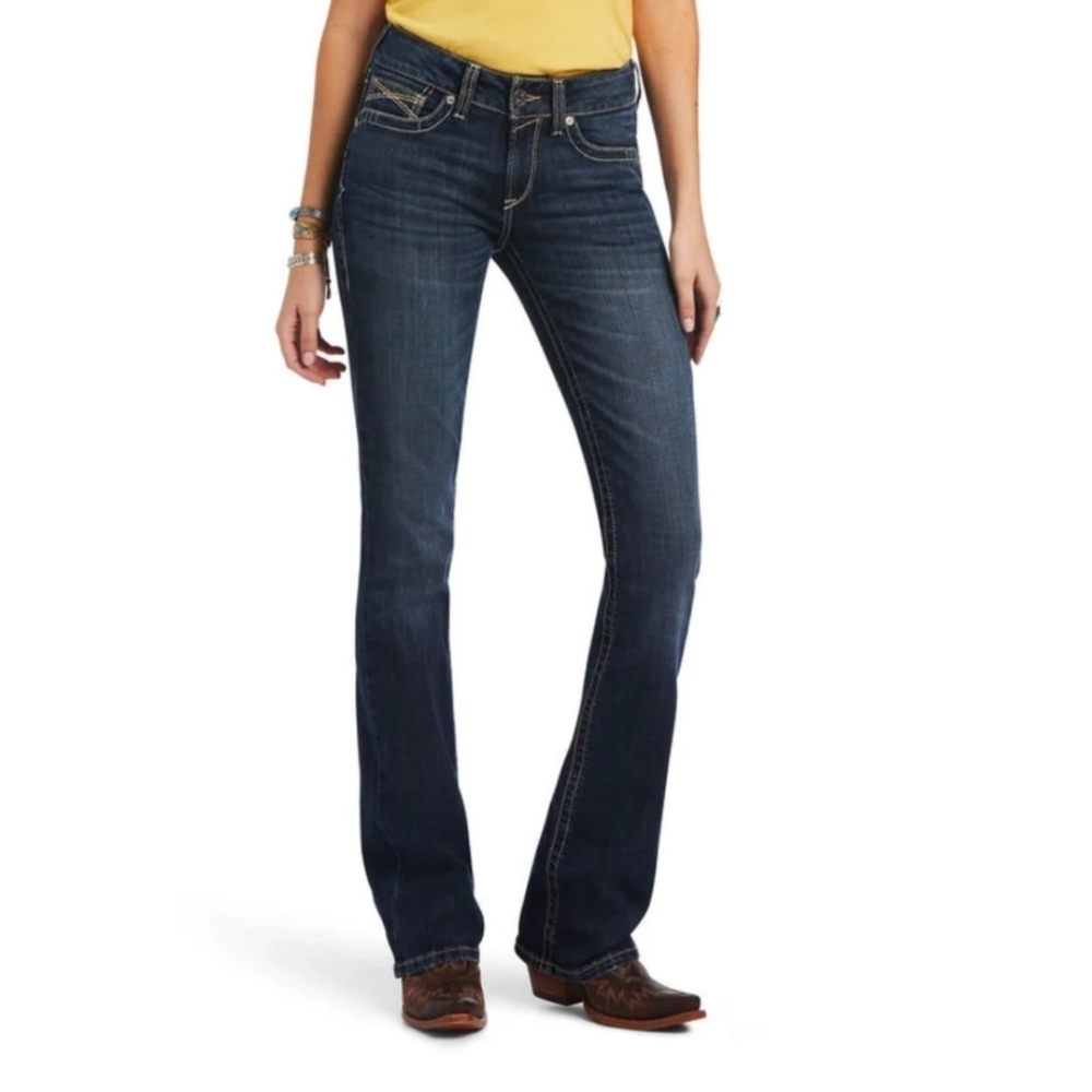 ARIAT REAL LEXI PERFECT RISE BOOTCUT  MISSOURI. NWT  SZ 30S